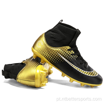 Football Outdoor AG TPU Shoes de futebol de malha de mosca